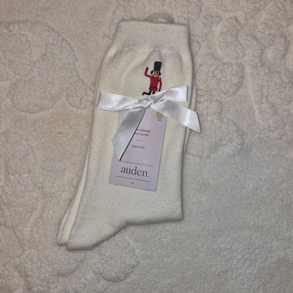 NWT Auden Nutcracker Socks